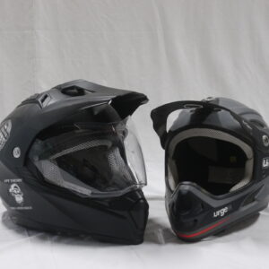 Casque motocross gris L noir M 57 58